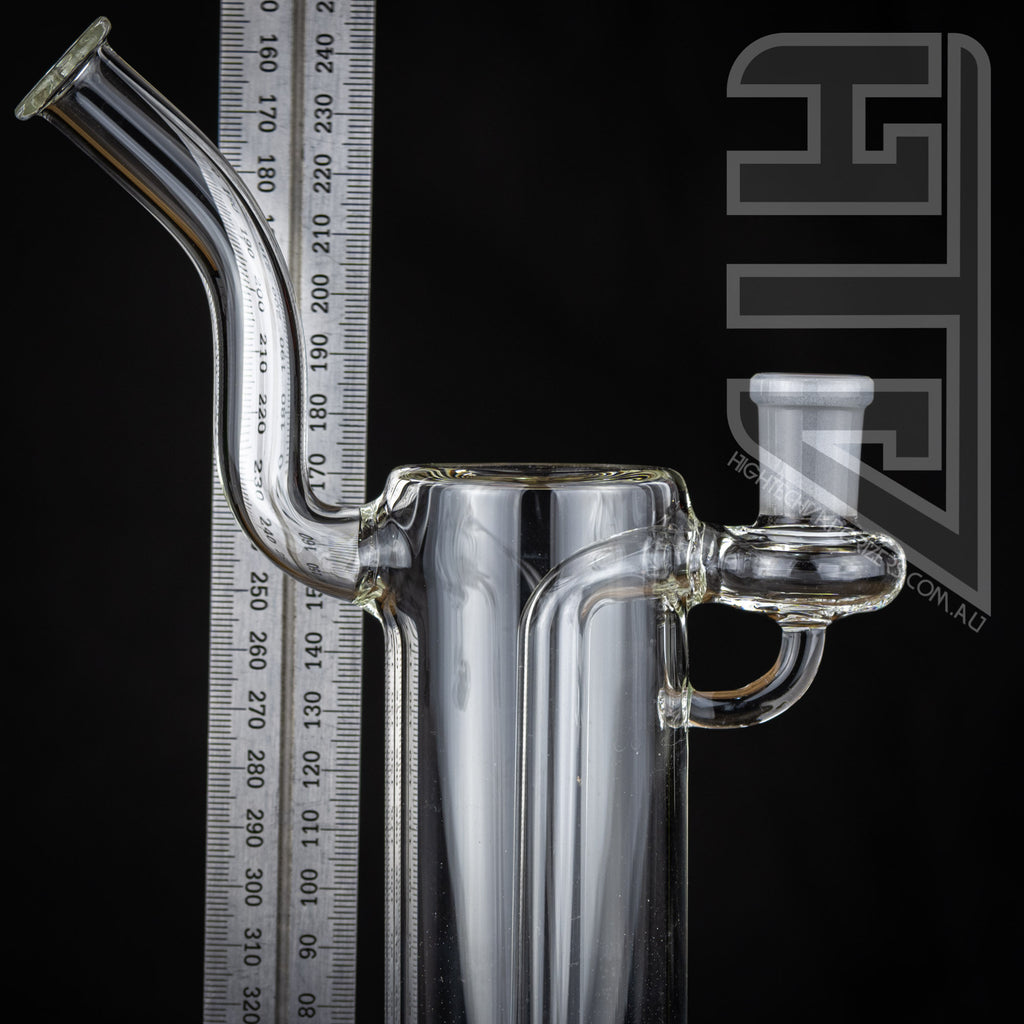 Matrix Tall Boy water pipe showing height against a ruler