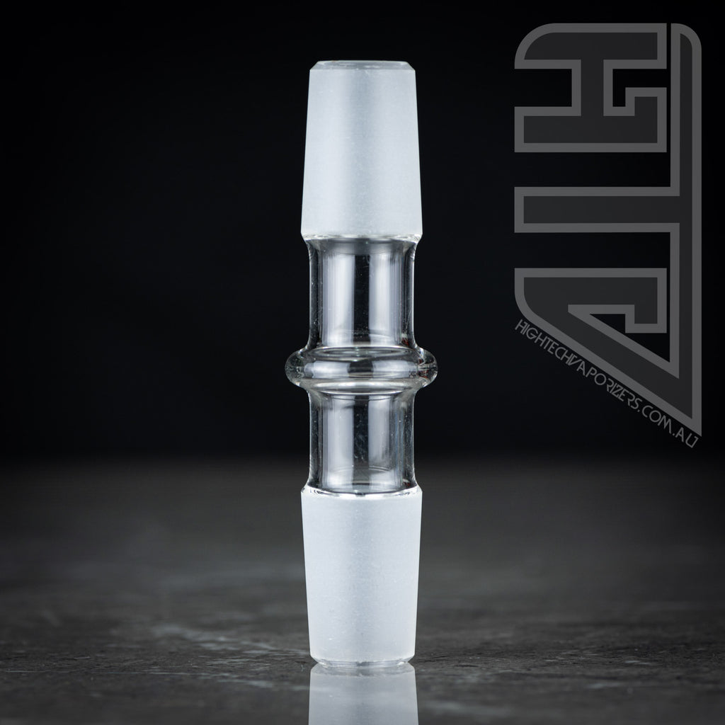 A1 18mm male to 18mm male glass adapter