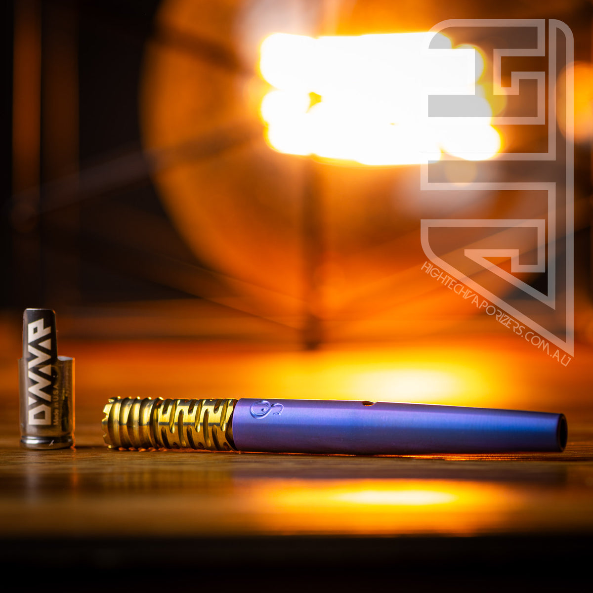 Simrell Collection Shorty Vortex W/ Dynavap Omni Tip (HTV Custom) Gold ...