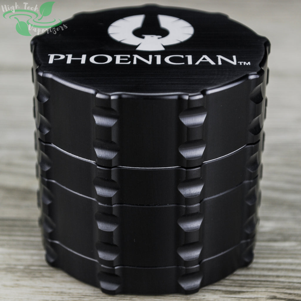 black phoenician medium 4 piece grinder
