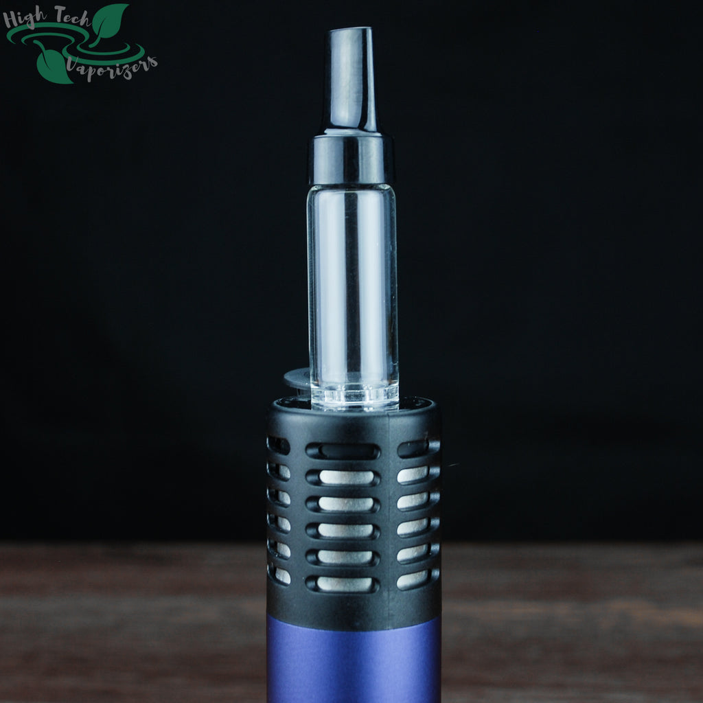 Arizer tipped glass aroma tube installed for use
