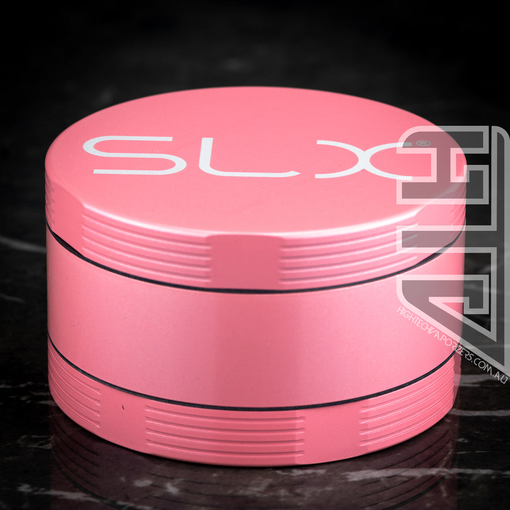 SLX extra large BFG ceramic coated herb grinder in flamingo pink