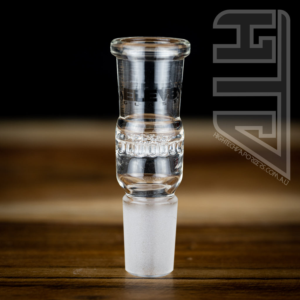 elev8r 18mm rig adapter all glass