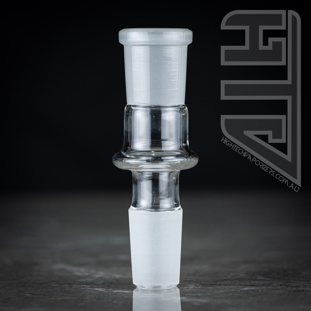 A1 glass adapter in 18mm female to 18mm male
