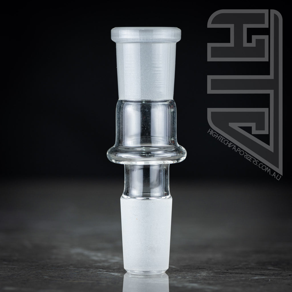 A1 18mm female to 18mm male glass adapter