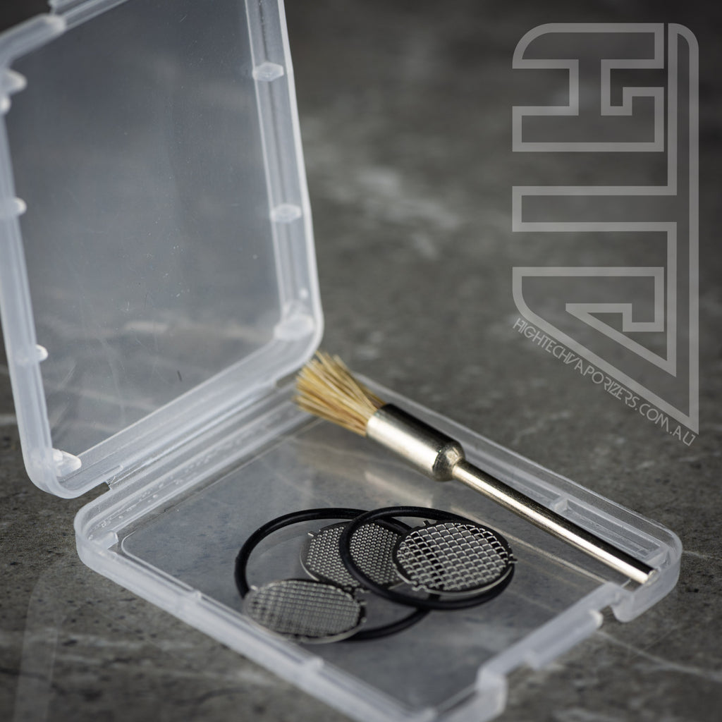 Yllvape Angus accessory case includes o-rings, screens and brush