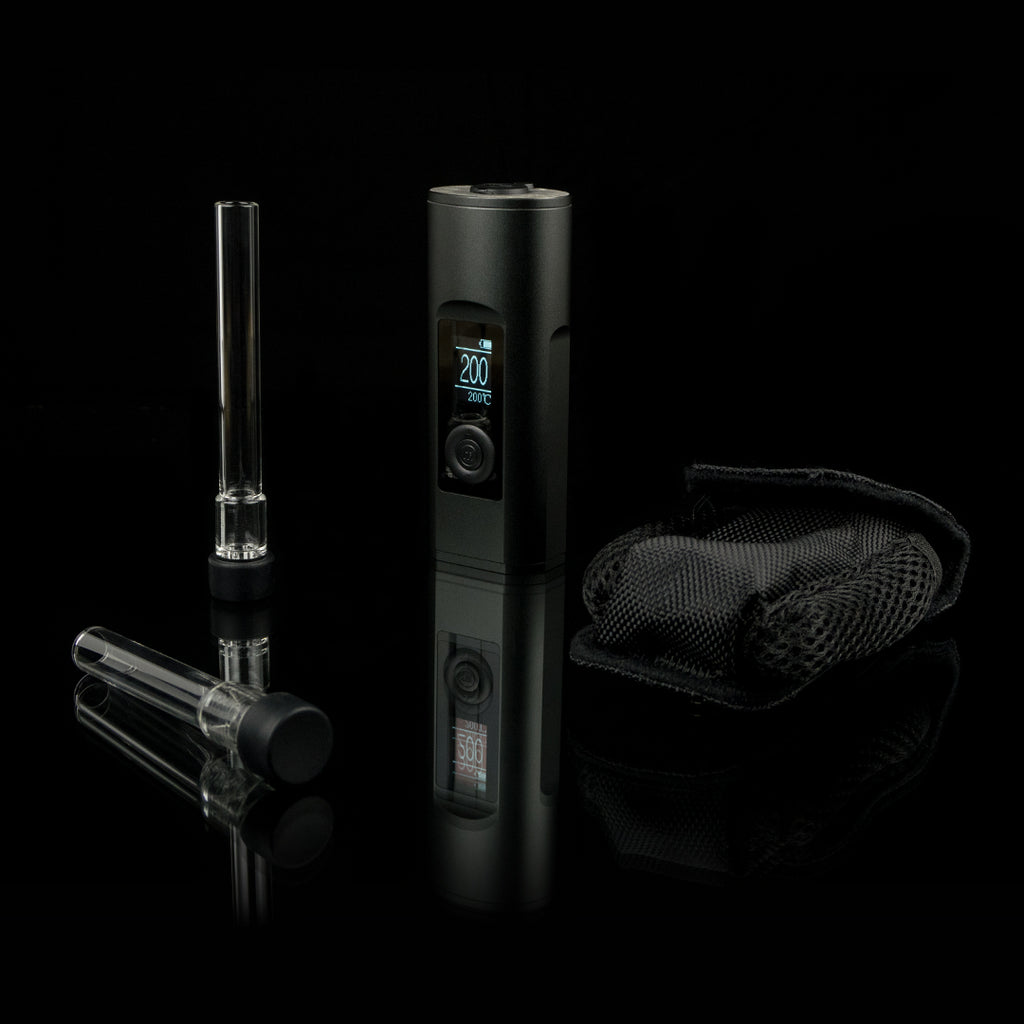 Black arizer solo II portable vaporizer