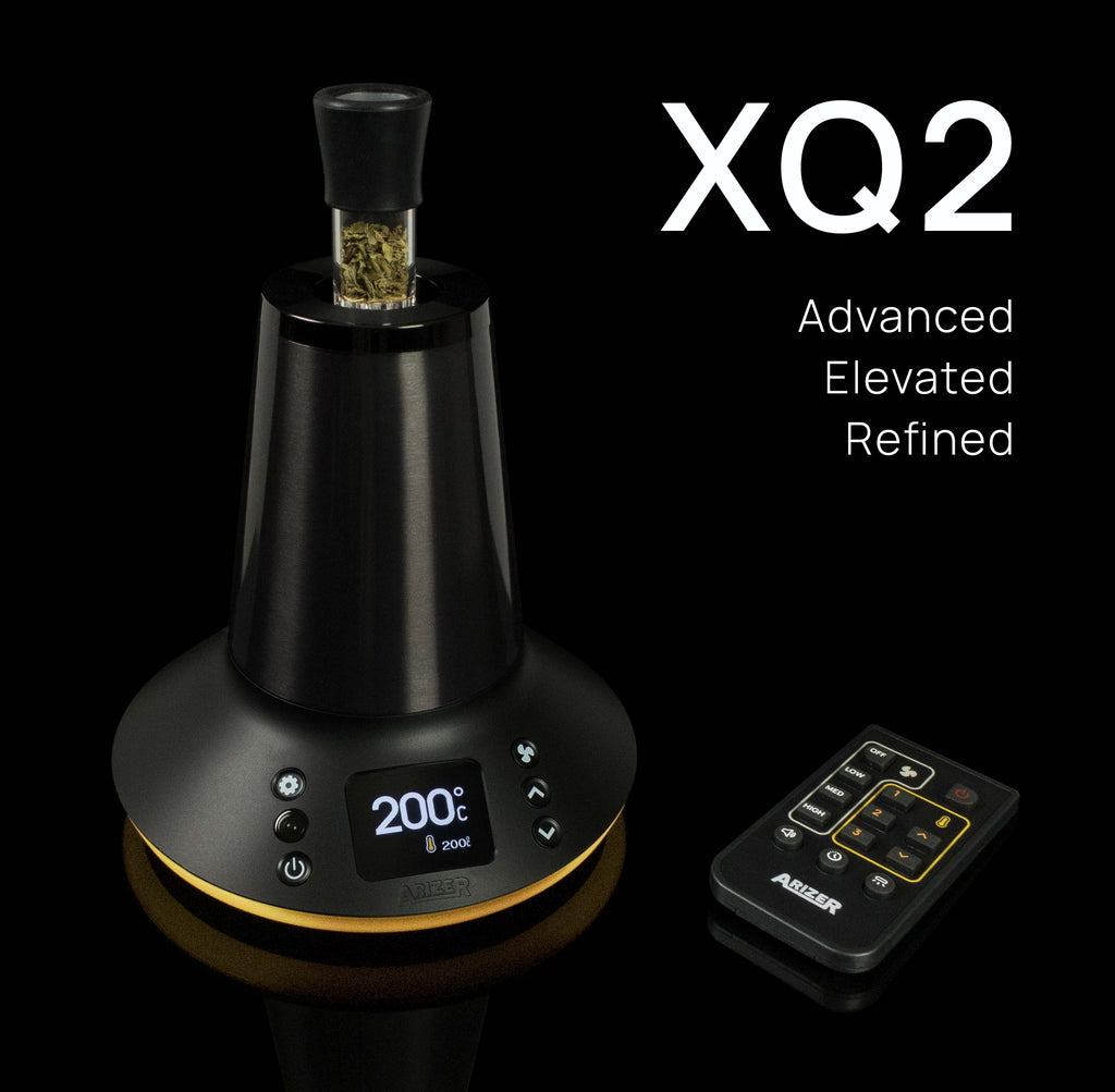 Arizer XQ2 herbal vaporizer with remote