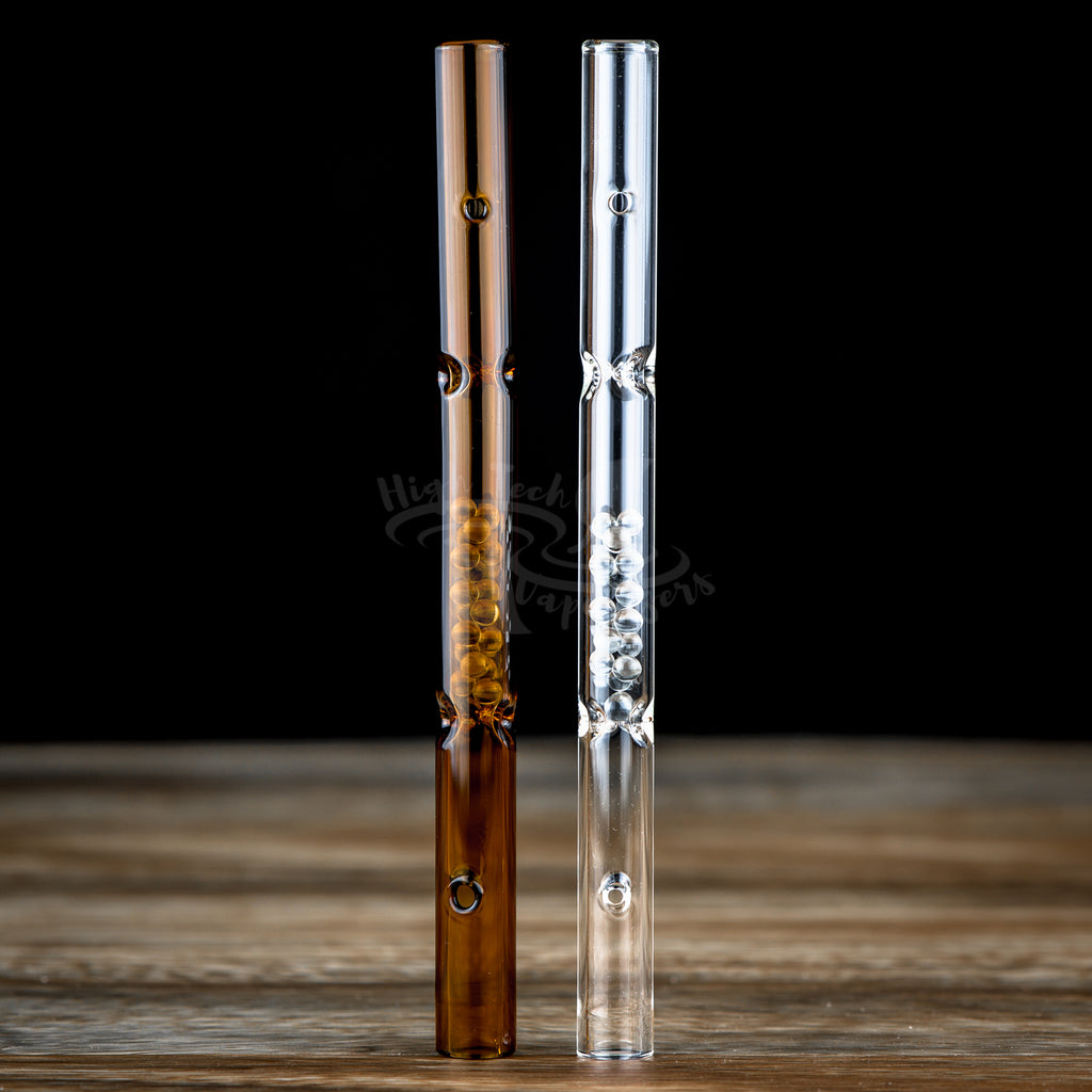 glass double airport flute stem for dynavap