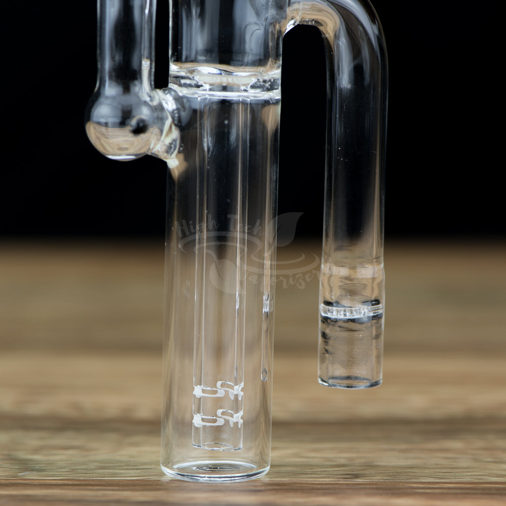 fury mini glass bubbler close up of herb chamber