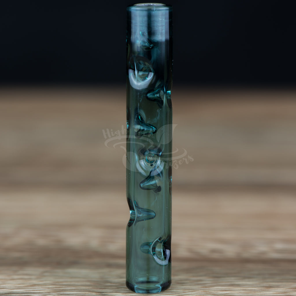 turquoise glass 3d flow stem for dynavap tip 