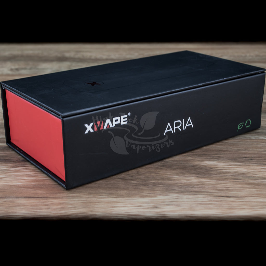packaging for the XVAPE Aria vaporizer